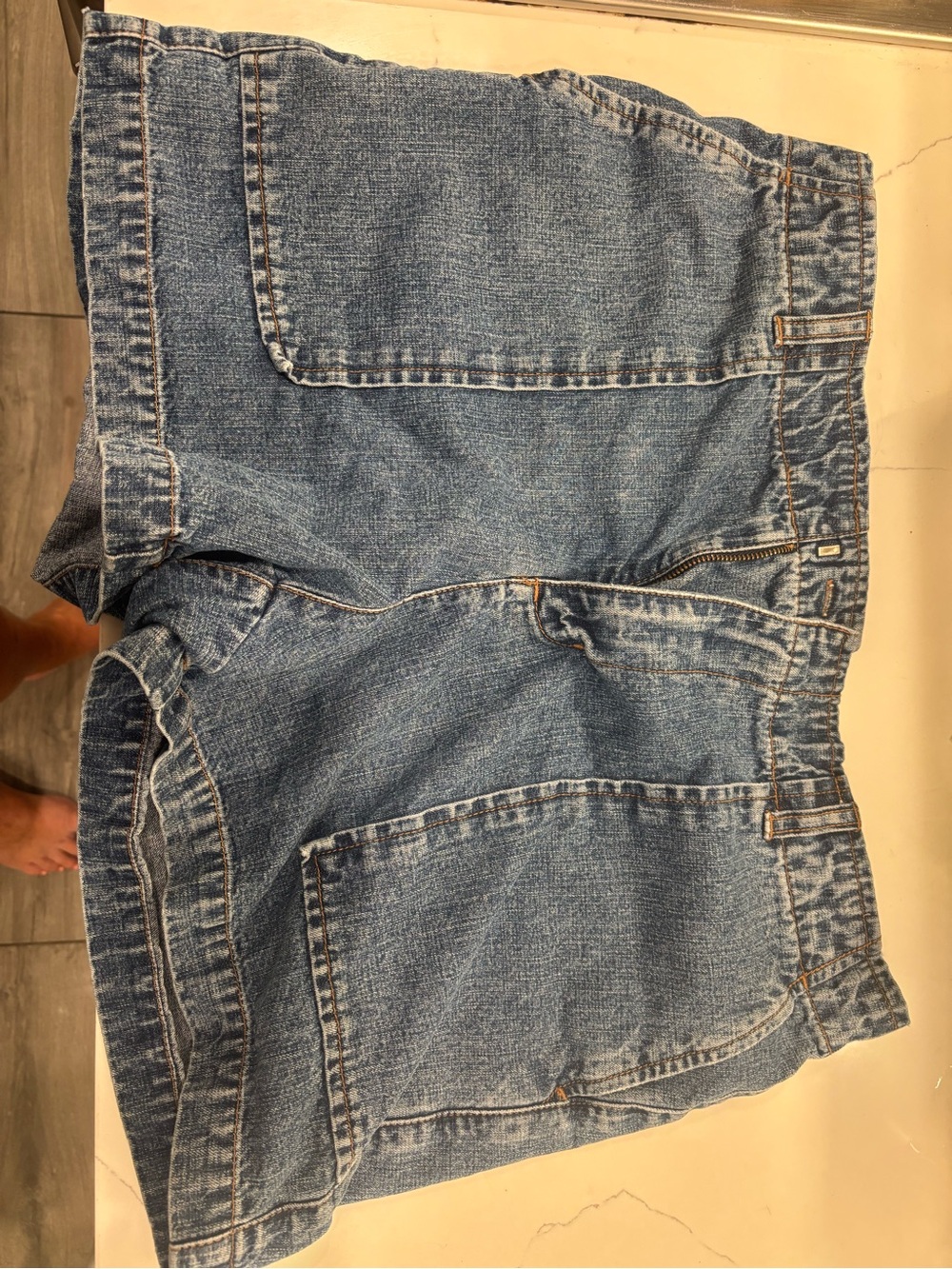 Calvin Klein Jeans Medium Blue Relaxed Denim Shorts